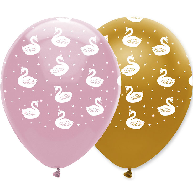 6 Stylish Swan Balloons