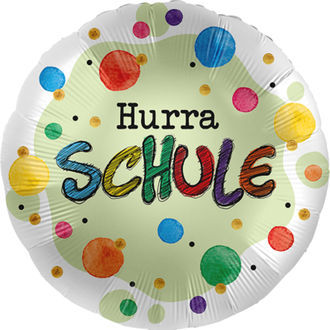 Folienballon Hurra Schule