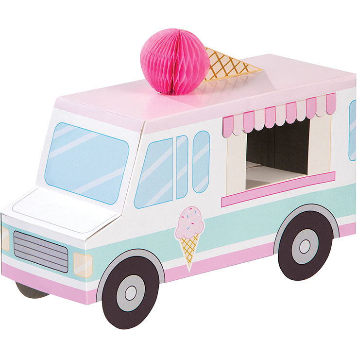 Tafelaufsatz Ice Cream Party Eiswagen