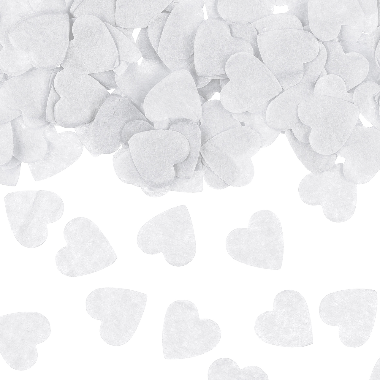 Confetti - White Hearts
