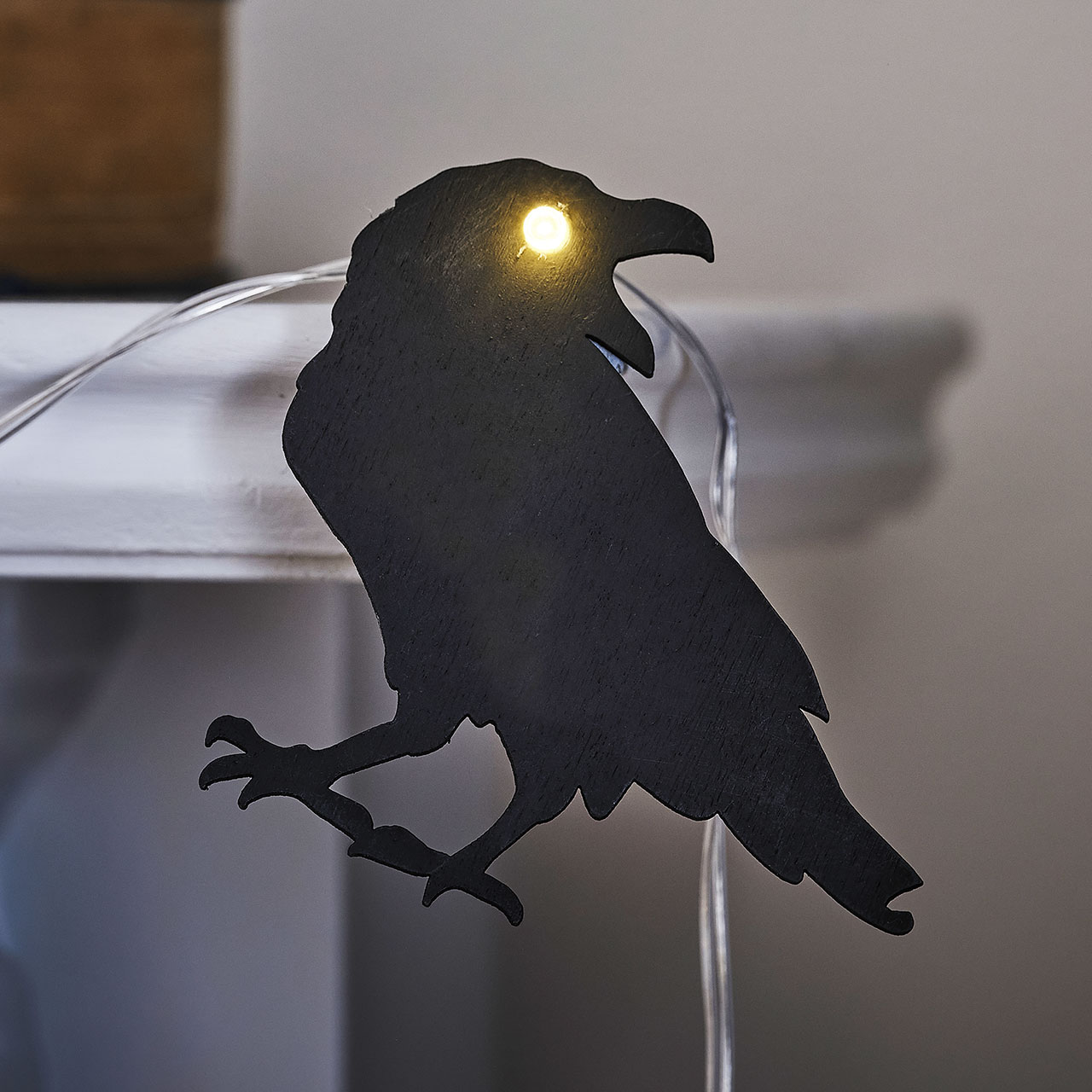 Garland - Light-Up Crows