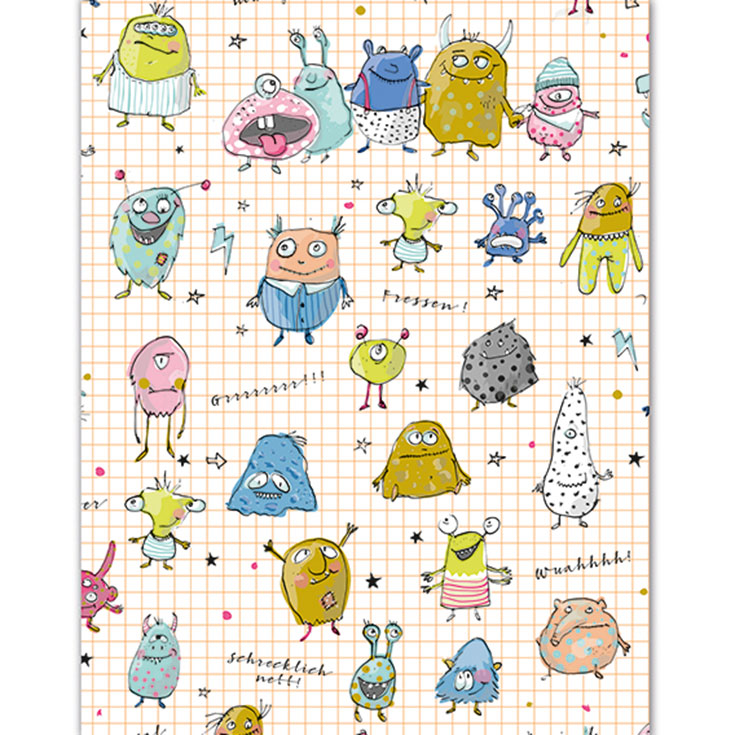 Monster Wrapping Paper