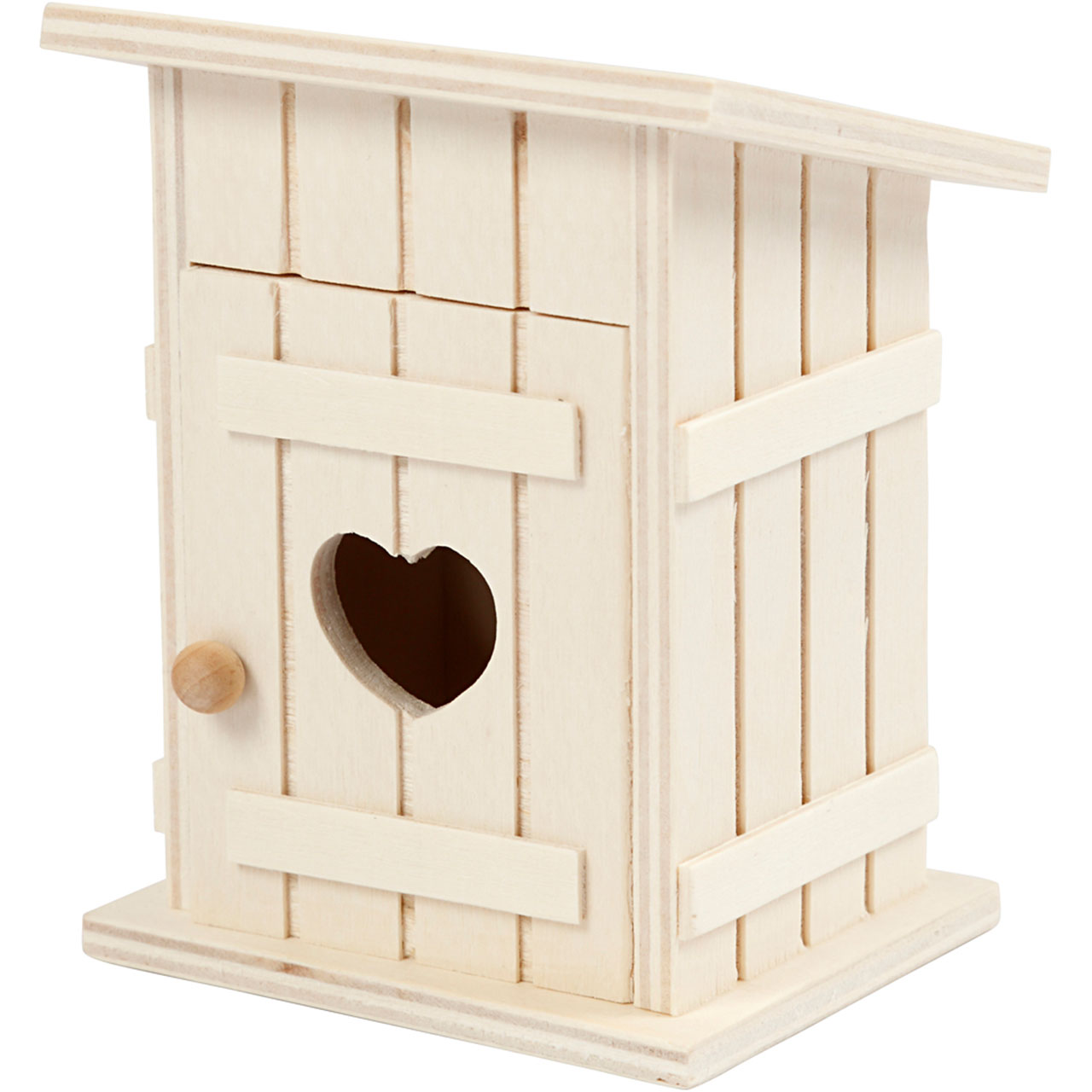 Miniature Wooden Outhouse