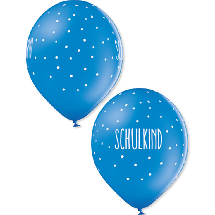 12 Ballons Schulkind