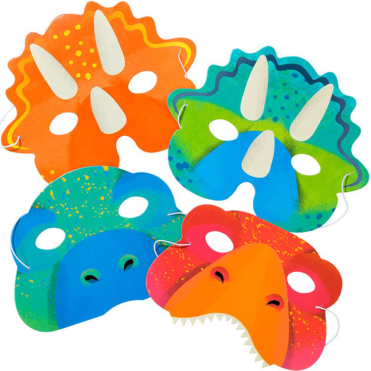 8 Dino Masks