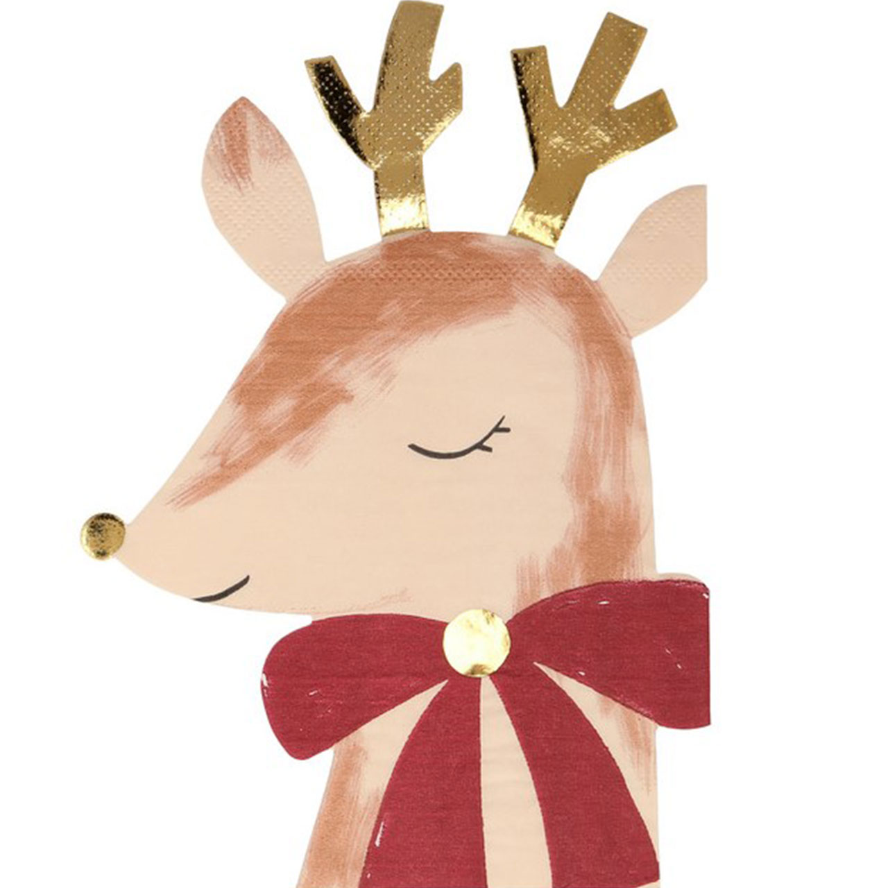 Napkins - Reindeer with Bow