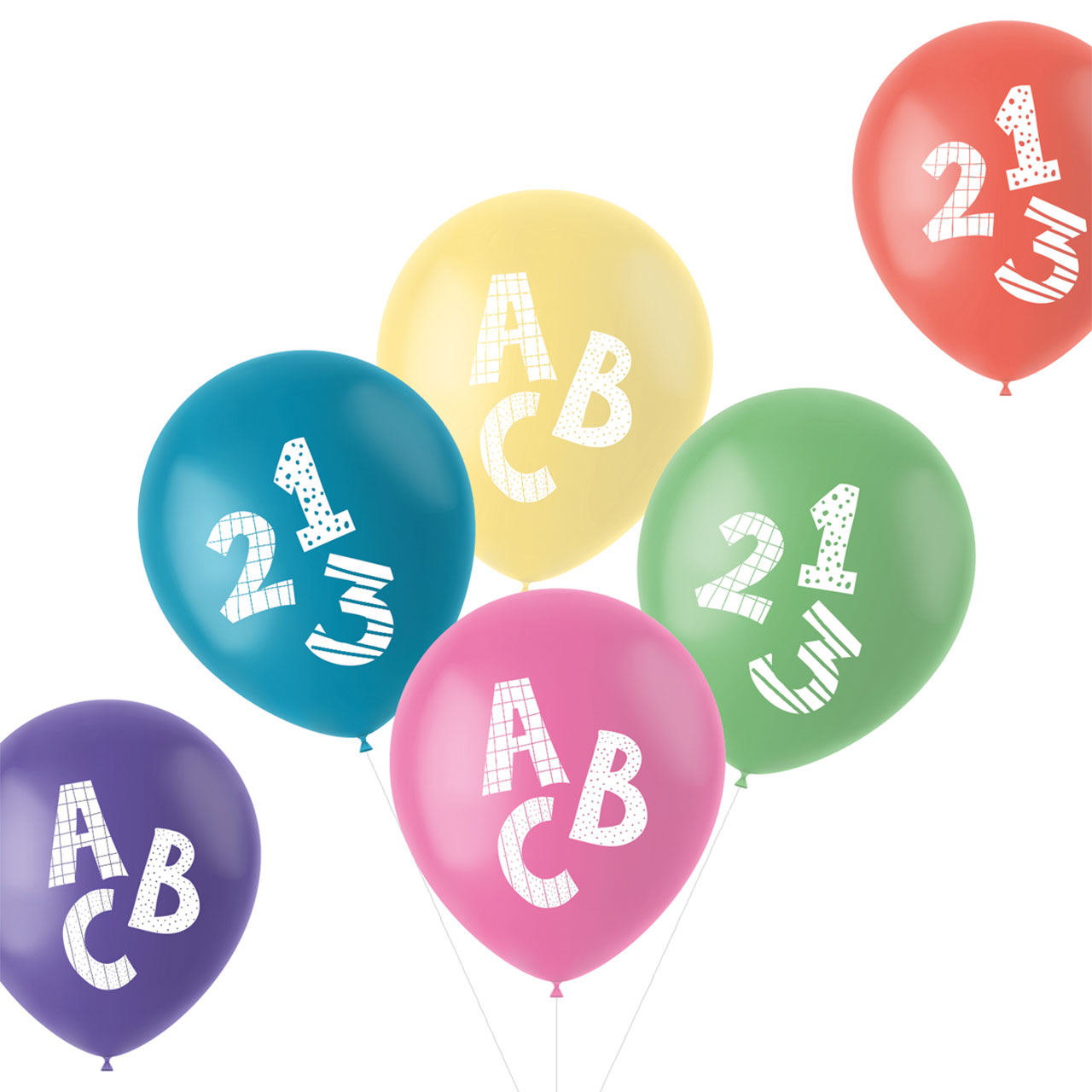 Latexballons - ABC & 123